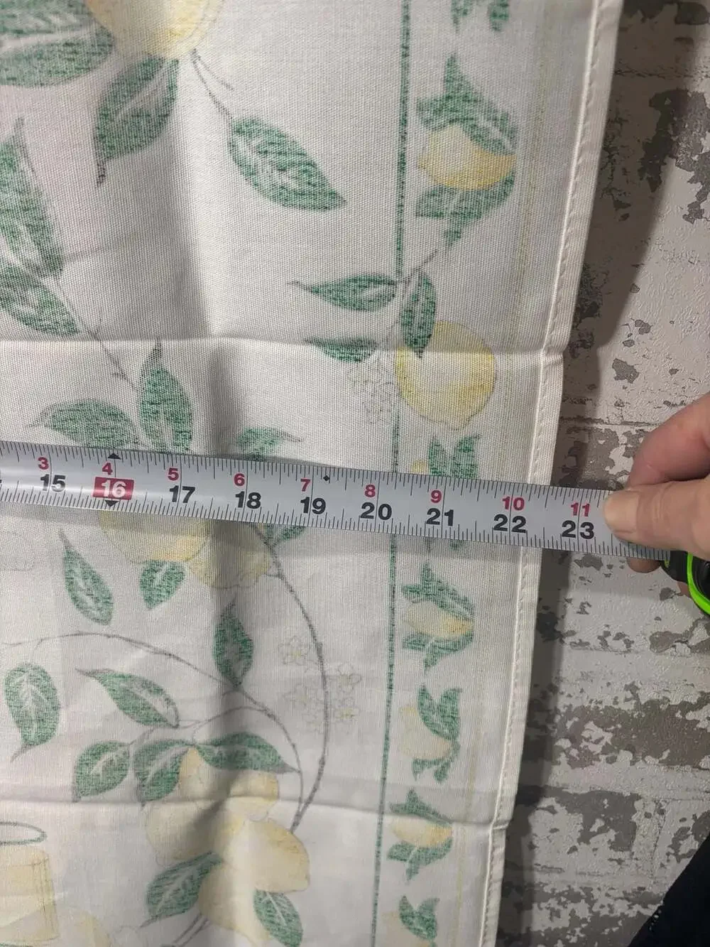 VtG  New Italy LIMONCELLO MonveniR Italian Recipe decor 22x 35 in. 100% cotton